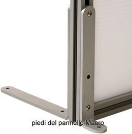 Piedi stabilizzatori del pannello divisorio Macro